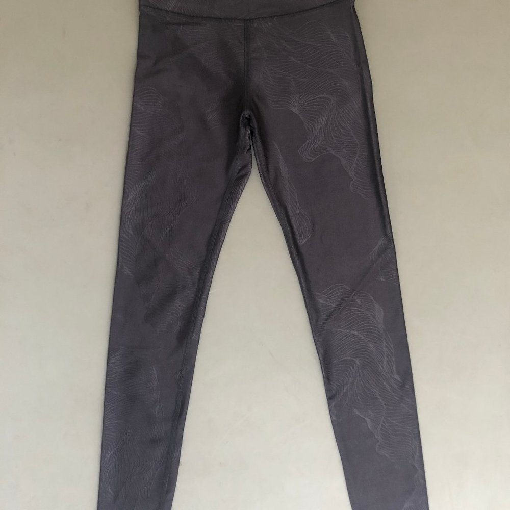 Grey Patterned Leggings
